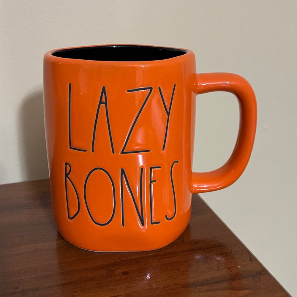 Rae Dunn LAZY BONES Mug (NWOT)